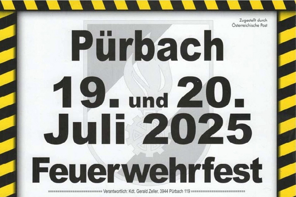 Fest der FF Pürbach
